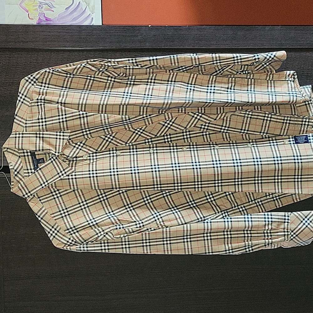 Authentic Burberry Button Down Collared Shirt - image 1